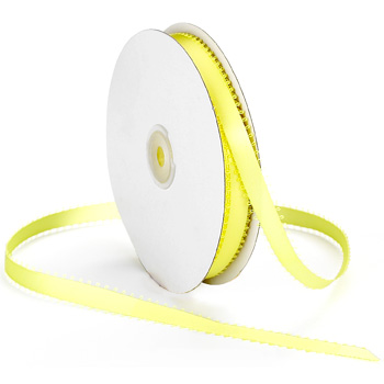 Morex Ribbon Wired Satin Ribbon, White