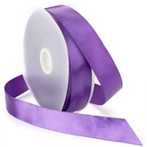 Morex Ribbon Wired Satin Ribbon, 1.5 inch by 10 Yard, Plum, 09609/10-604